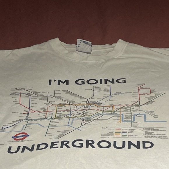 London underground T Shirt XL Pre owned - Picture 2 of 5